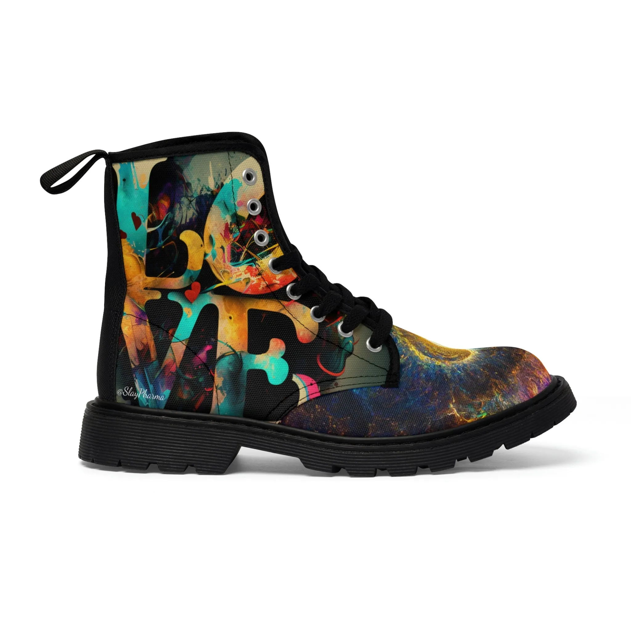 Psychedelic LOVE boots