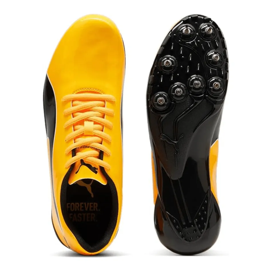 Puma Men's EvoSpeed Sprint Prep 3.5 Running Shoes in Sunstream/Puma Black/Puma White SS25