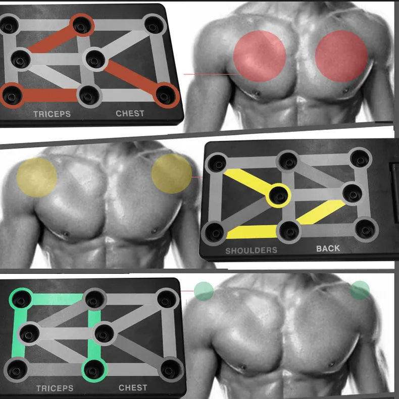 Push Up Board 9 Rack Home System