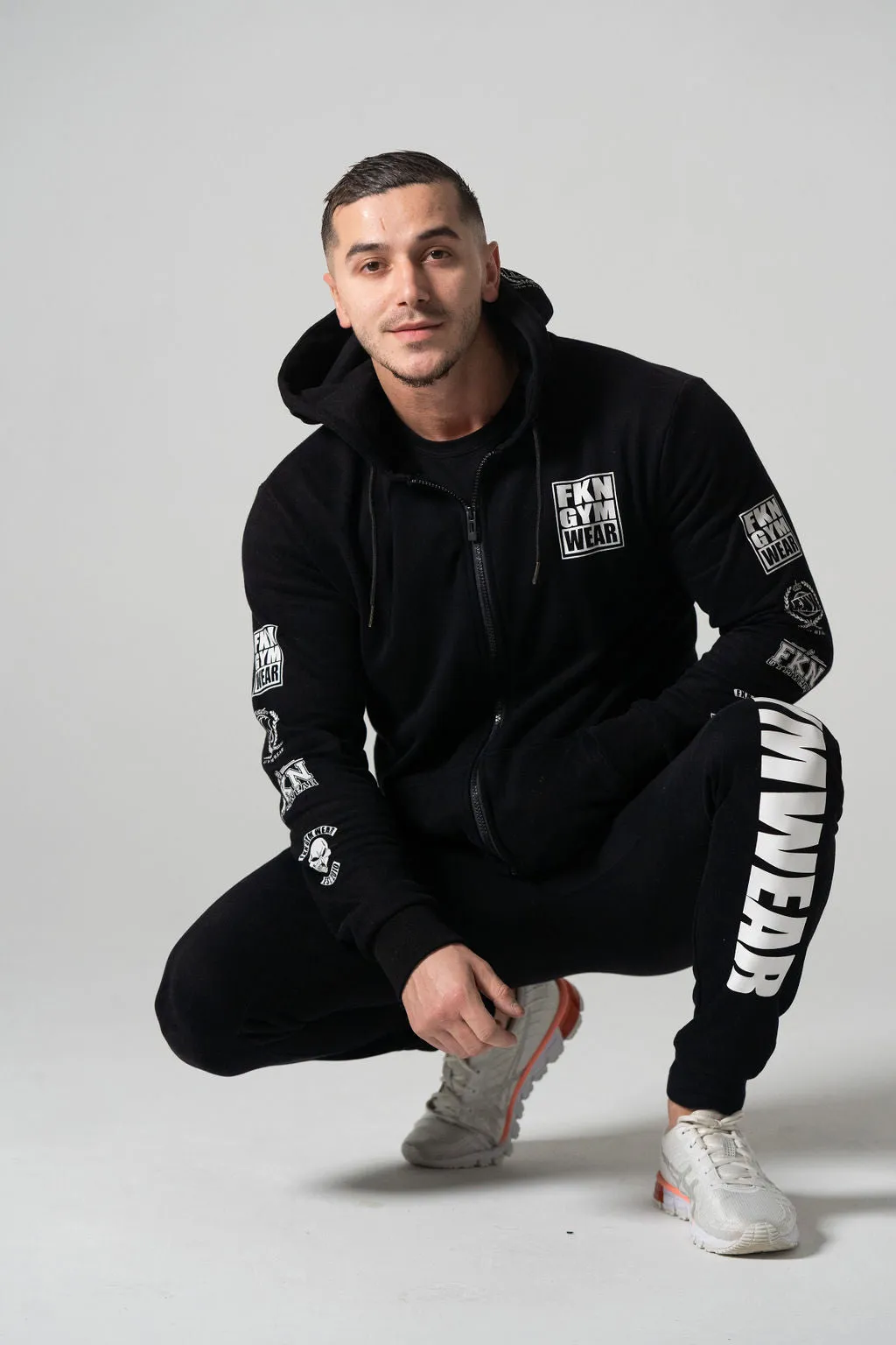 Quadfit | Gym Track Pants | Black