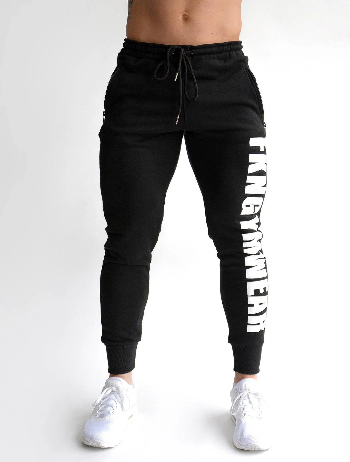 Quadfit | Gym Track Pants | Black