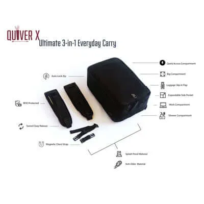 Quiver X Multifunction Bag