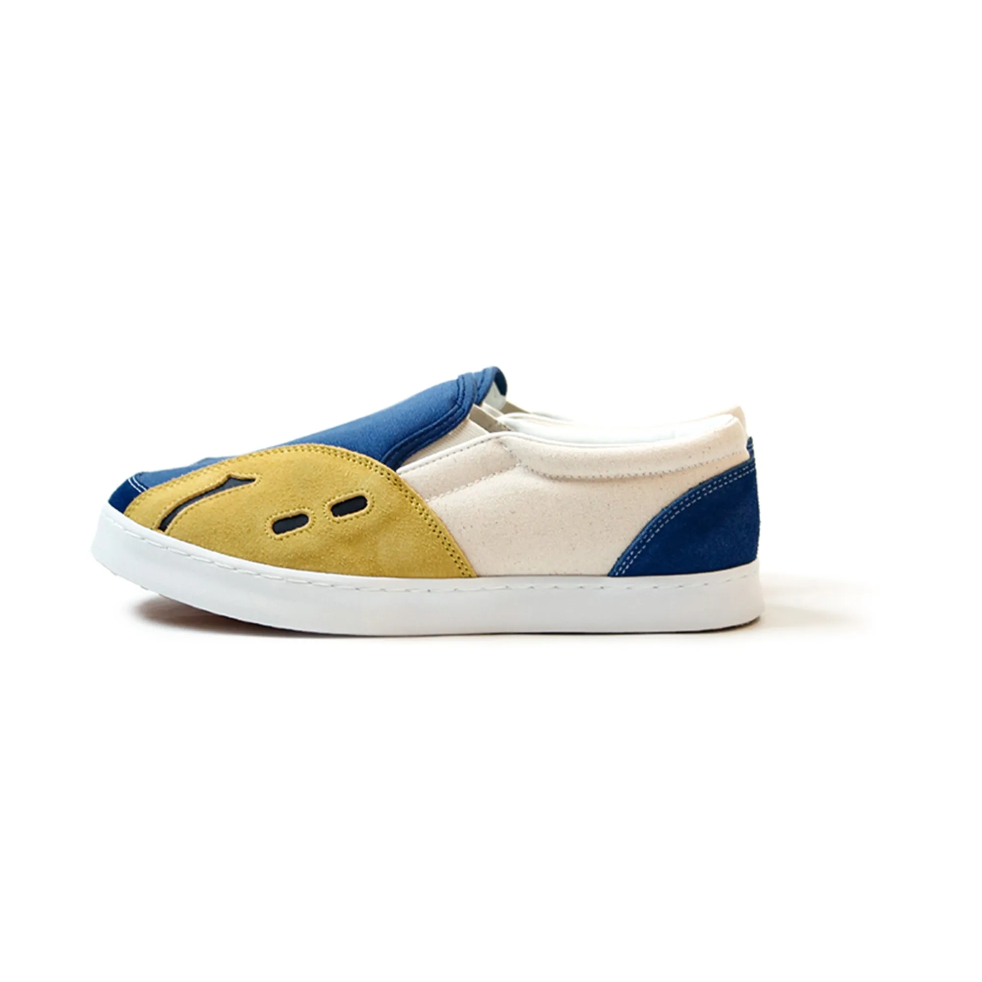 RAIN SMILE SLIP-ON - NATURAL/BLUE