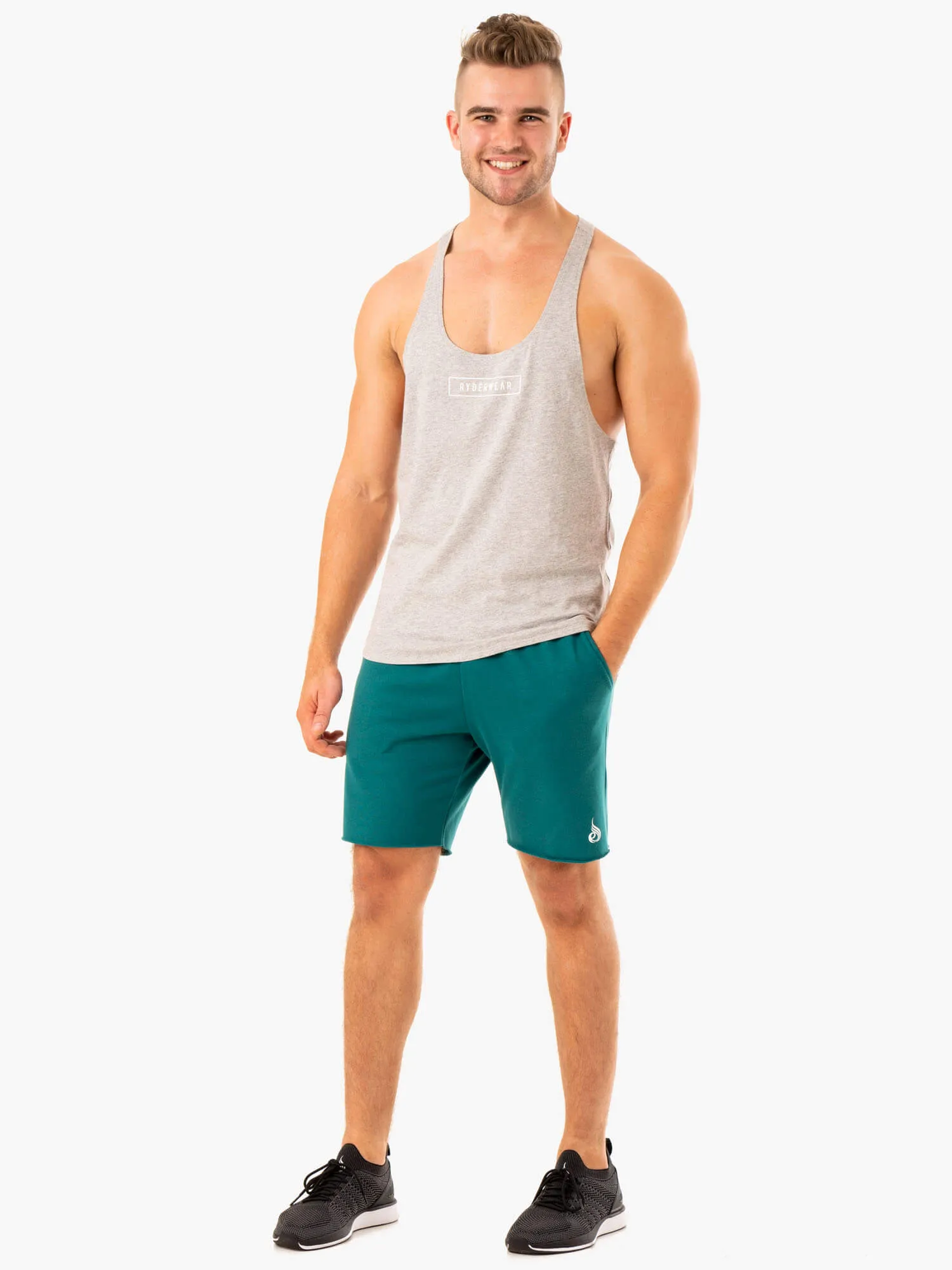 Recharge Track Gym Short - Teal