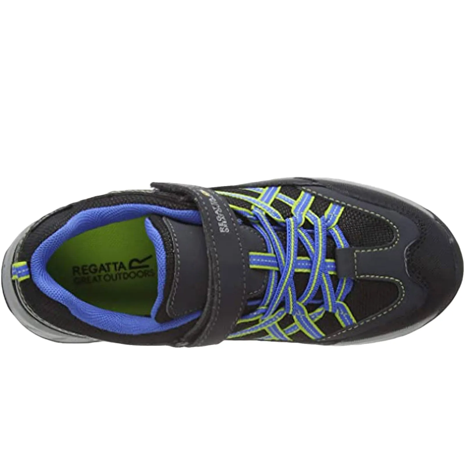 Regatta Kids Samaris V Waterproof Walking Shoes - Briar/French Blue