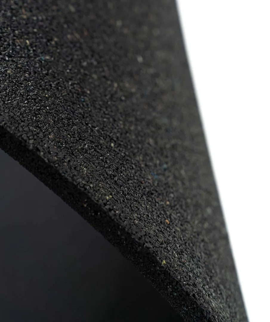 Rubber Gym Flooring - Black - 15mm Gym Mats