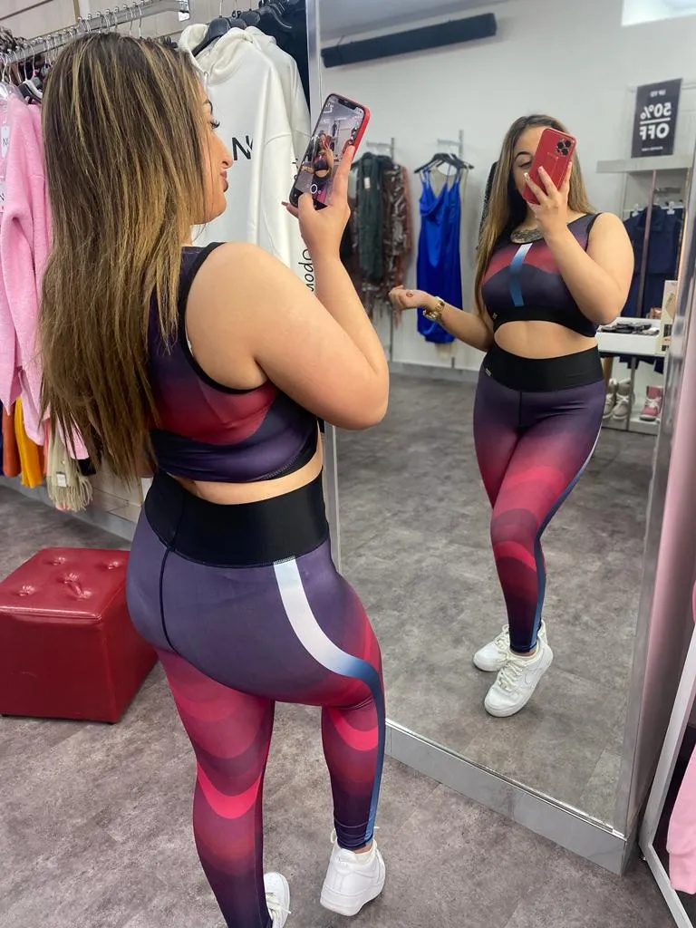 S.H - FLEX CYBORG SEAMLESS SPORTS BRA & LEGGING