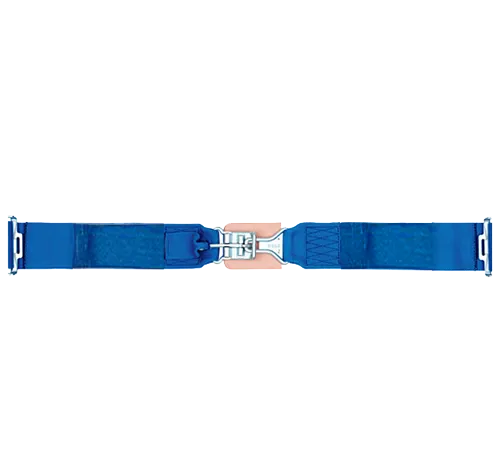 Simpson 5-Point Standard Latch & Link Lap Belt - Pull Up Adjust - 62" Wrap Around - Platinum