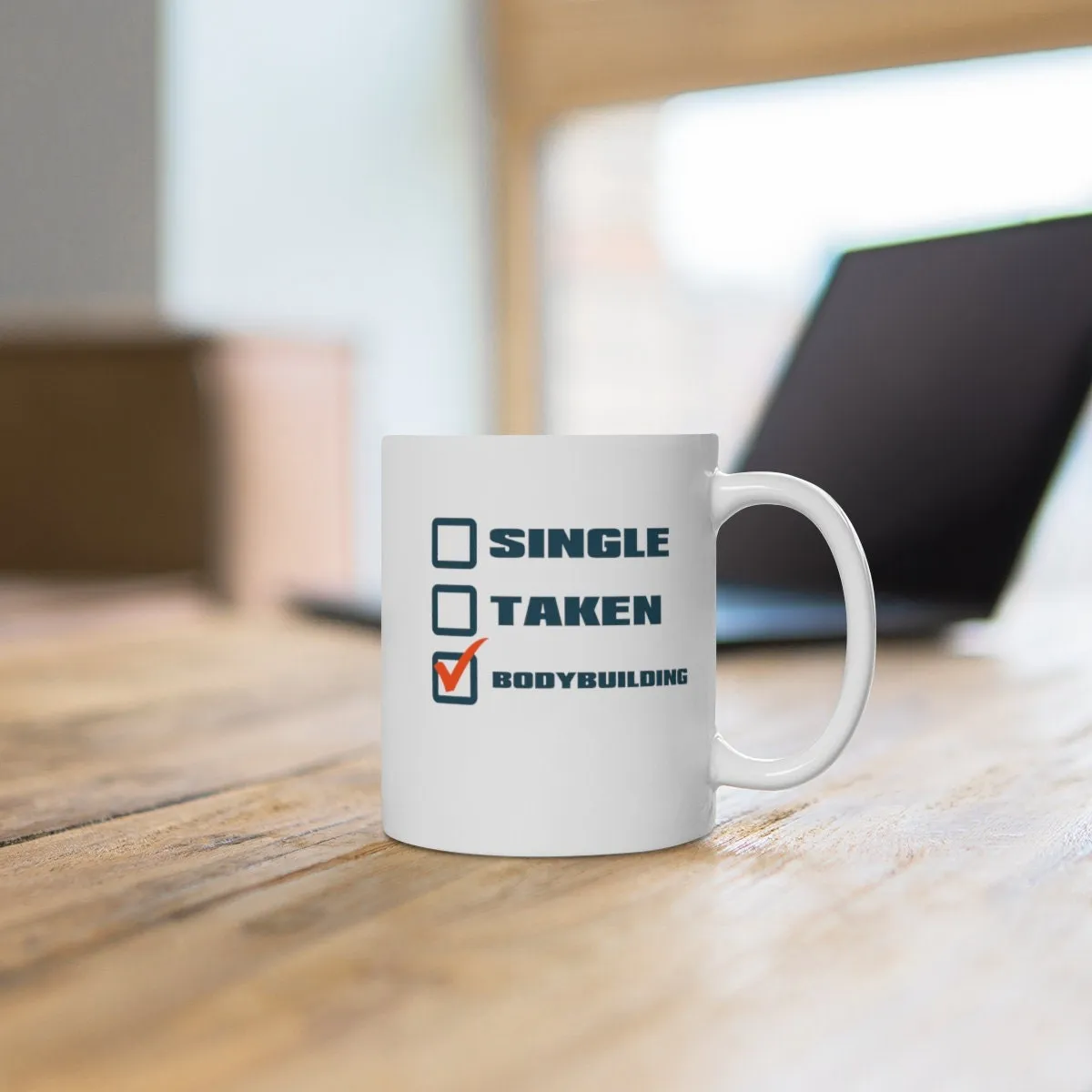 single taken at the gym , bodybuilding - funny gym mug ,gym lover,gym rat