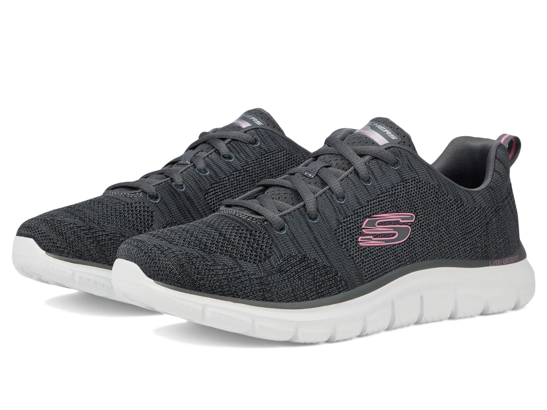 Skechers Track - Daytime Dreamer Charcoal Pink