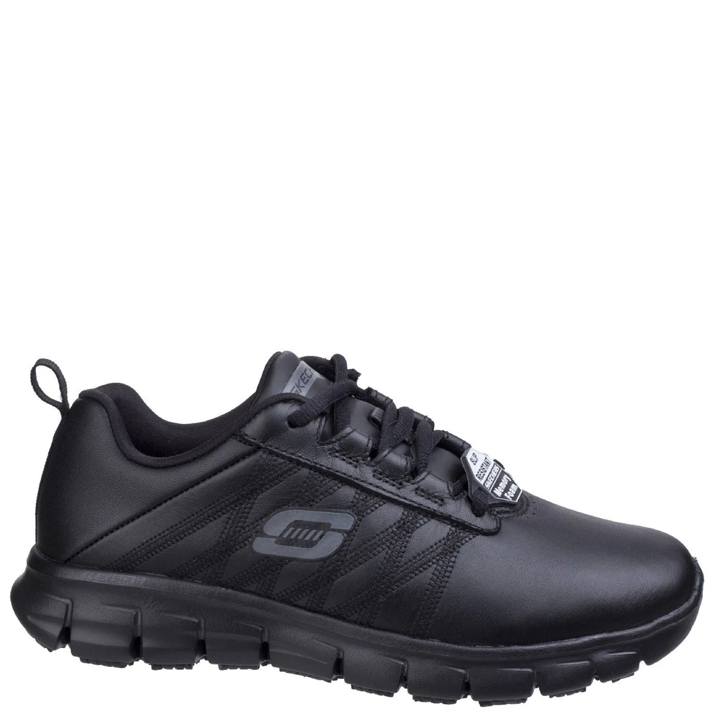 Skechers Workwear Sure Track Erath Occupational Shoe OB Black