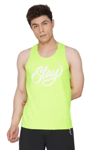 SLAY. Men's Neon Green Vest