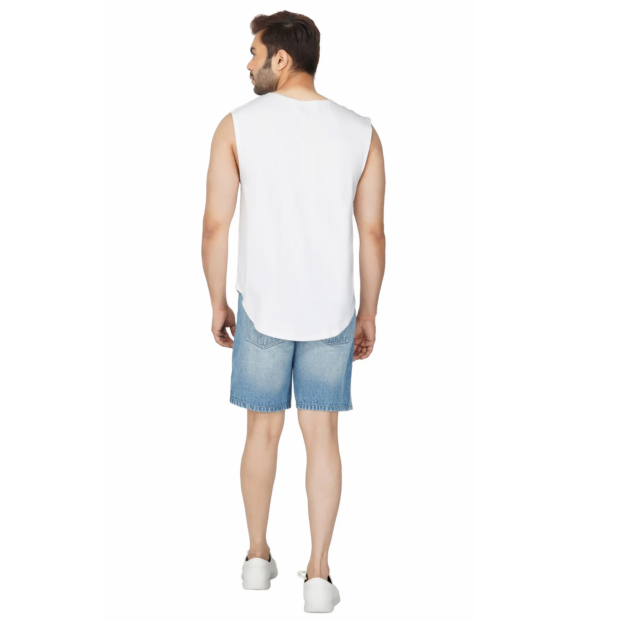 SLAY. Men's Sleeveless Dropcut T-shirt BALLER Edition