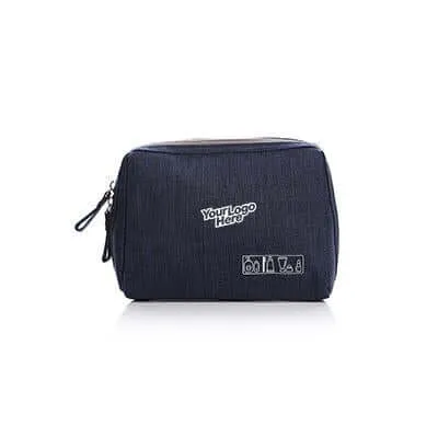 Snow Canvas Cosmetic Pouch