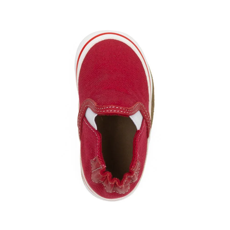 Soft Soles Liam Shoes - Red Canvas