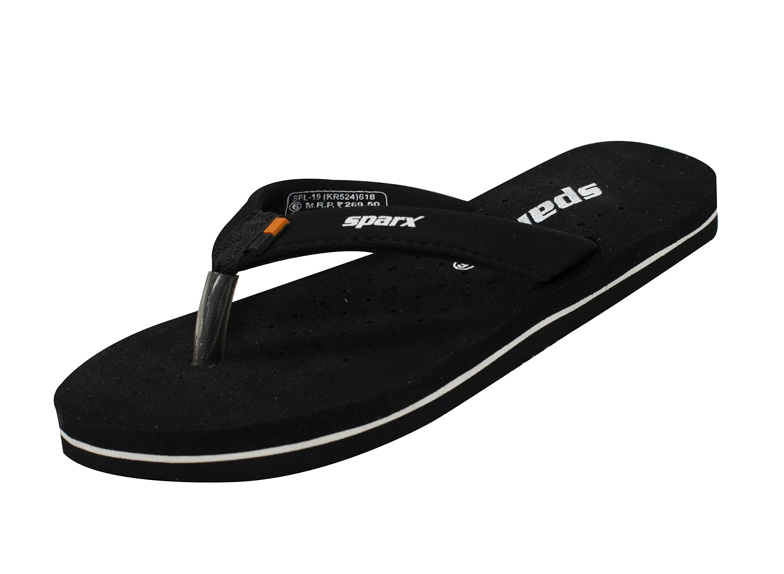 Sparx womens SF0019L Black Flip-Flop - 6 UK (SF0019LBKBK0006)