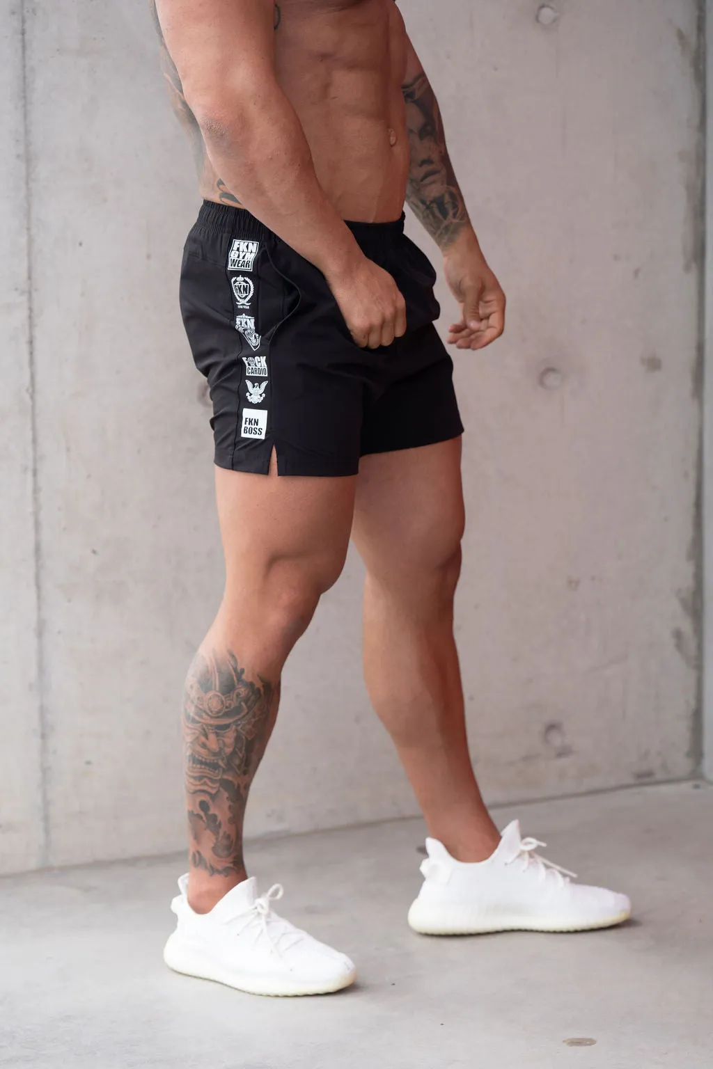 Steel HEIST | Men's Gym Shorts | Black