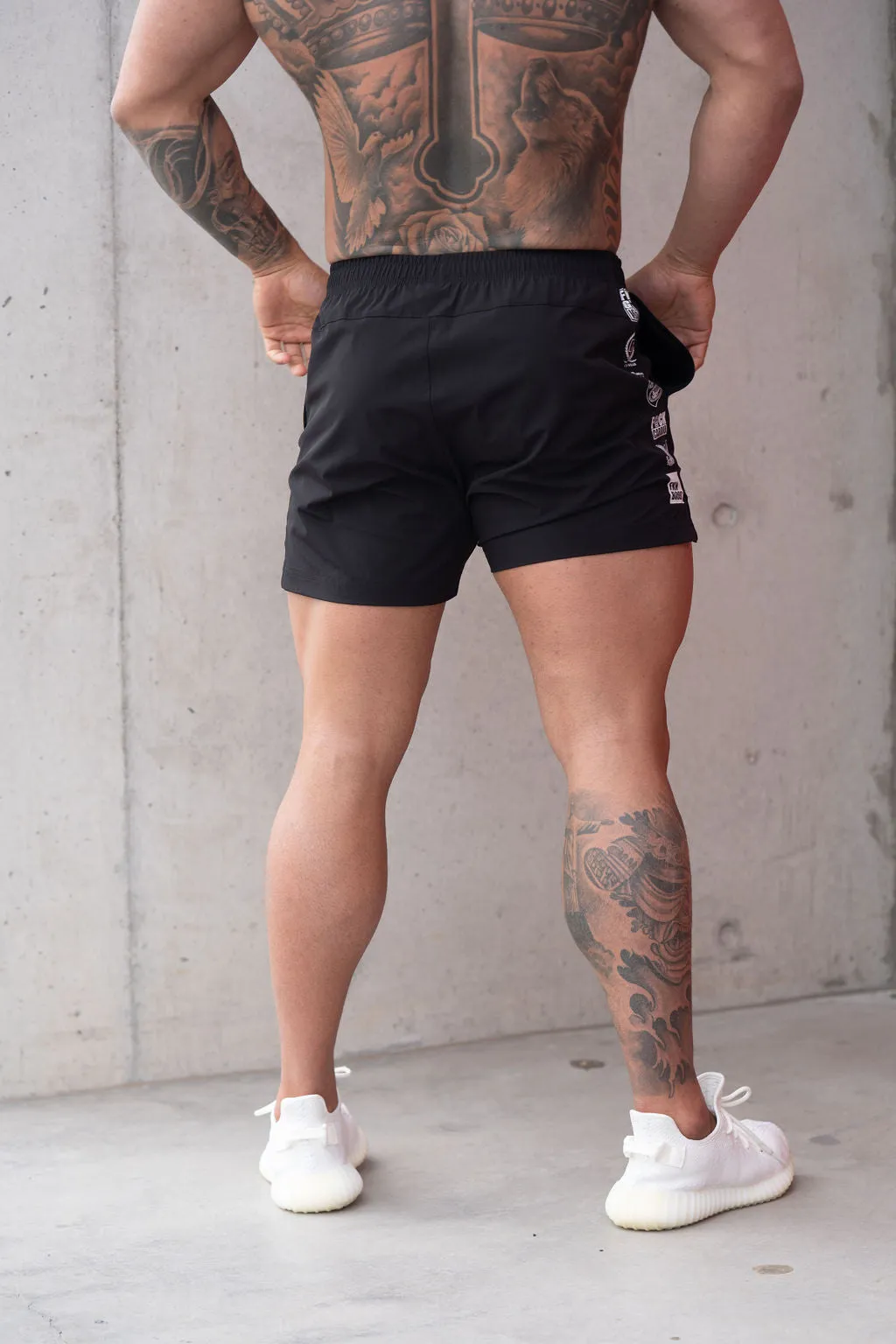 Steel HEIST | Men's Gym Shorts | Black