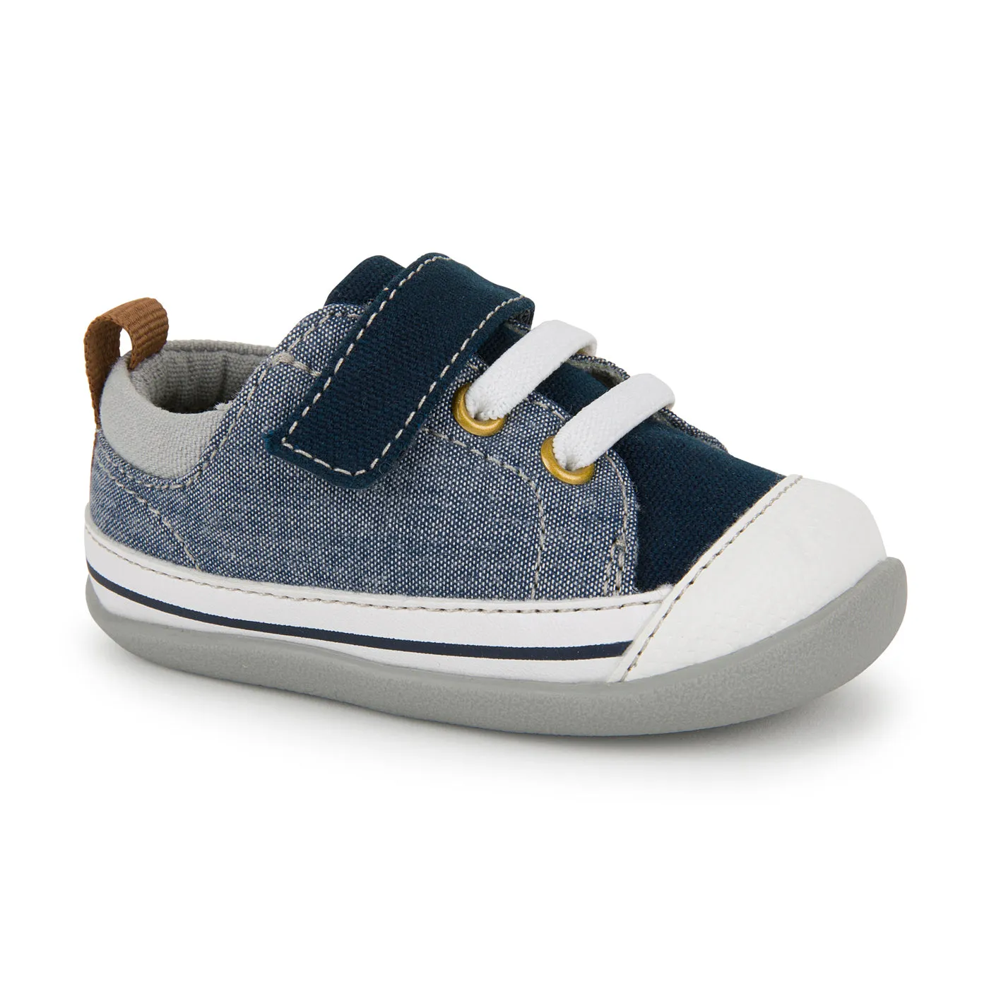 Stevie II (First Walker) Infant Shoe - Blue Denim