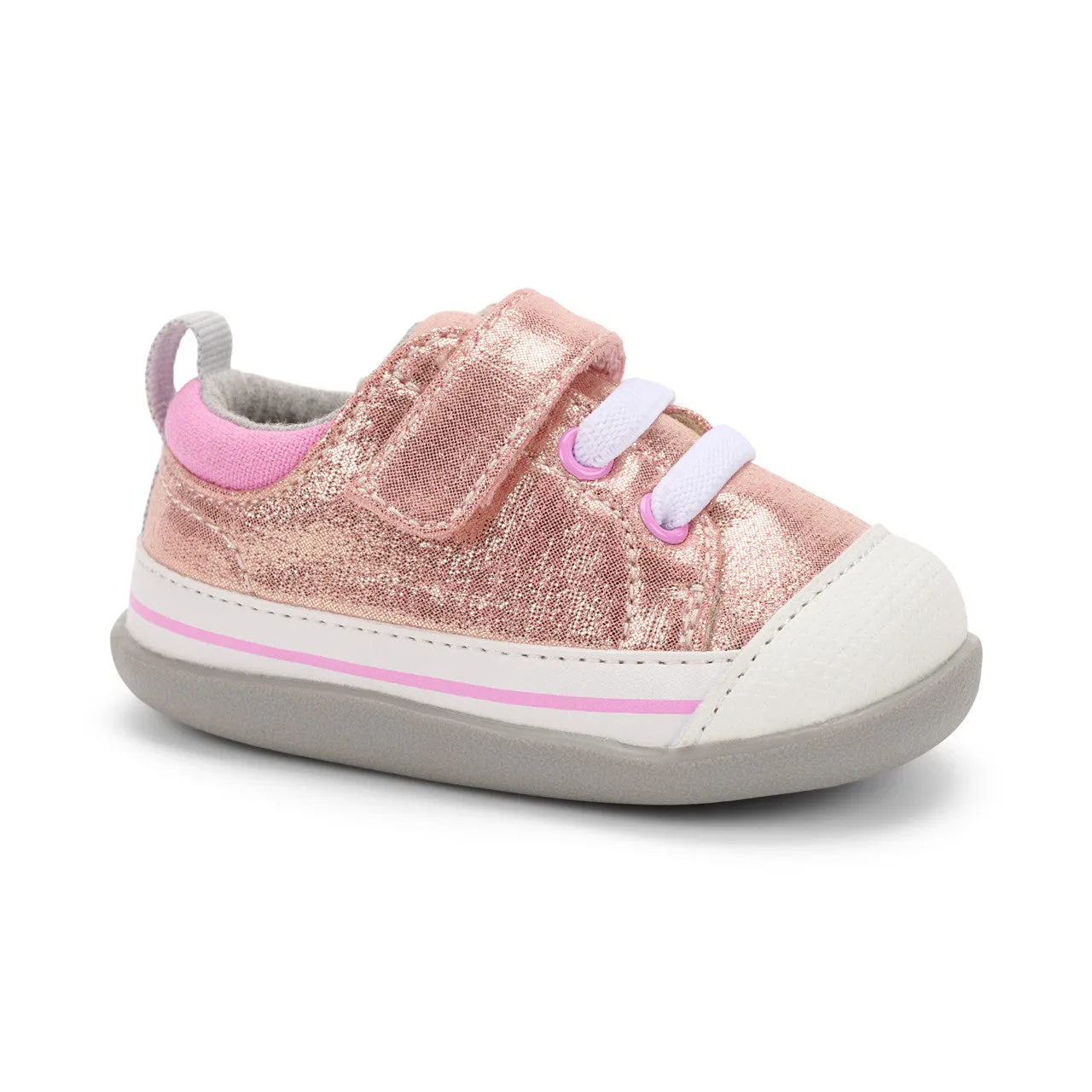 Stevie II (First Walker) Infant Shoe - Rose Shimmer