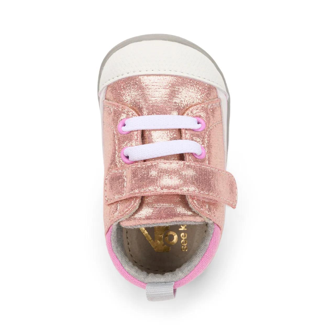 Stevie II (First Walker) Infant Shoe - Rose Shimmer