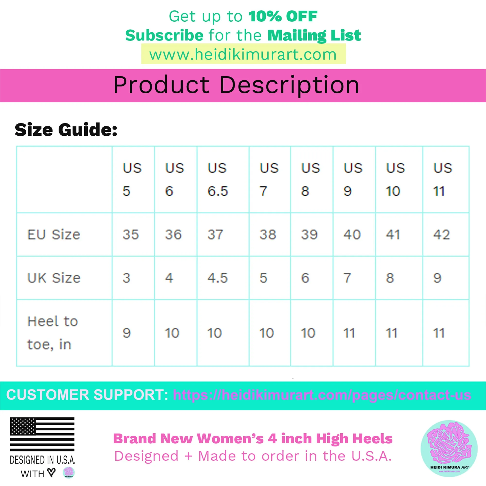 Stilettos Monthly Subscription, Premium Designer 4 inch Platform High Heels For Heel Addicts