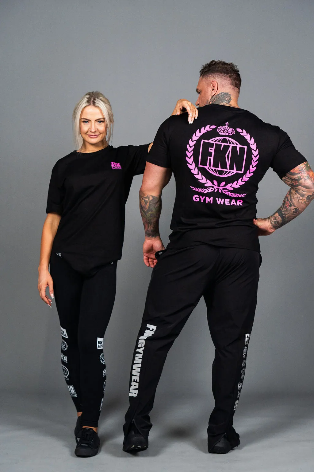 Strike | Men's Gym T-Shirt | Black / Pink