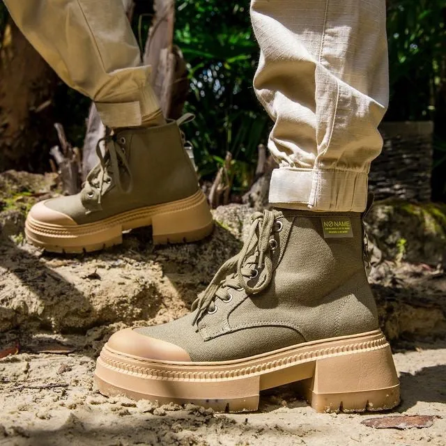 Strong Boots Canvas Recycled in Olive