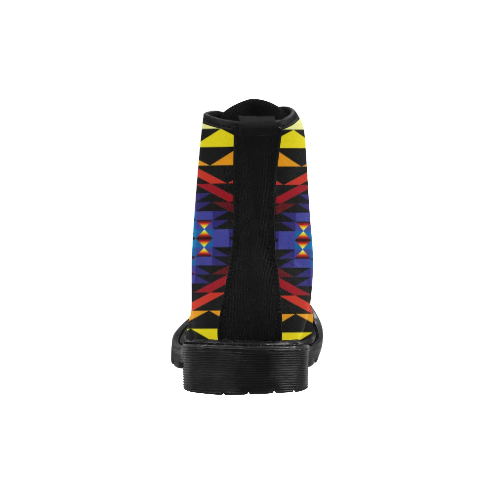 Sunset Blanket Boots for Women (Black)