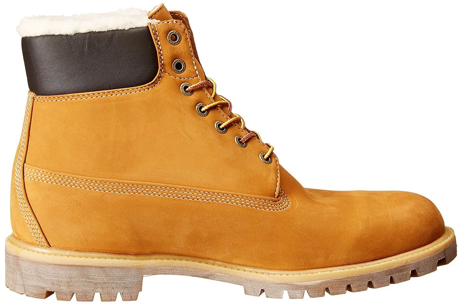 Timberland 6" Premium Waterproof Boot Shearling Lined - Wheat