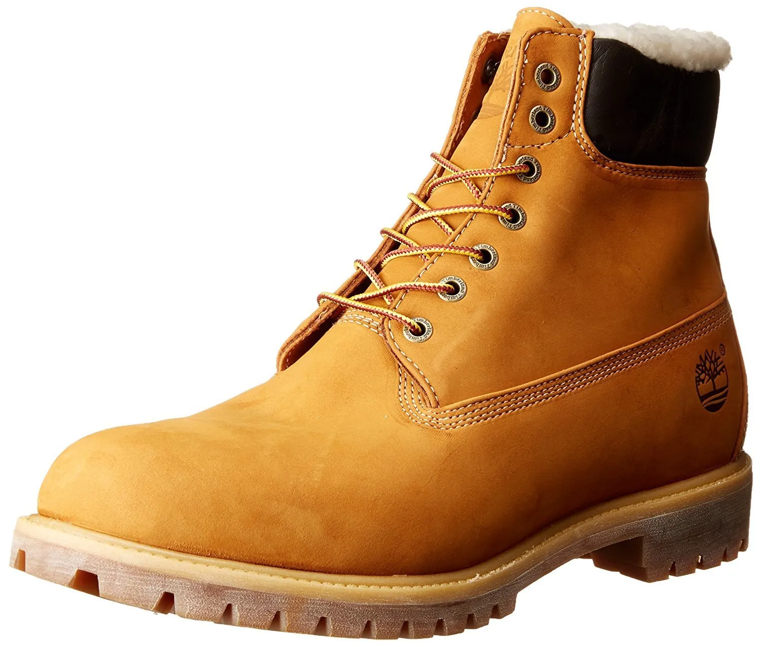 Timberland 6" Premium Waterproof Boot Shearling Lined - Wheat