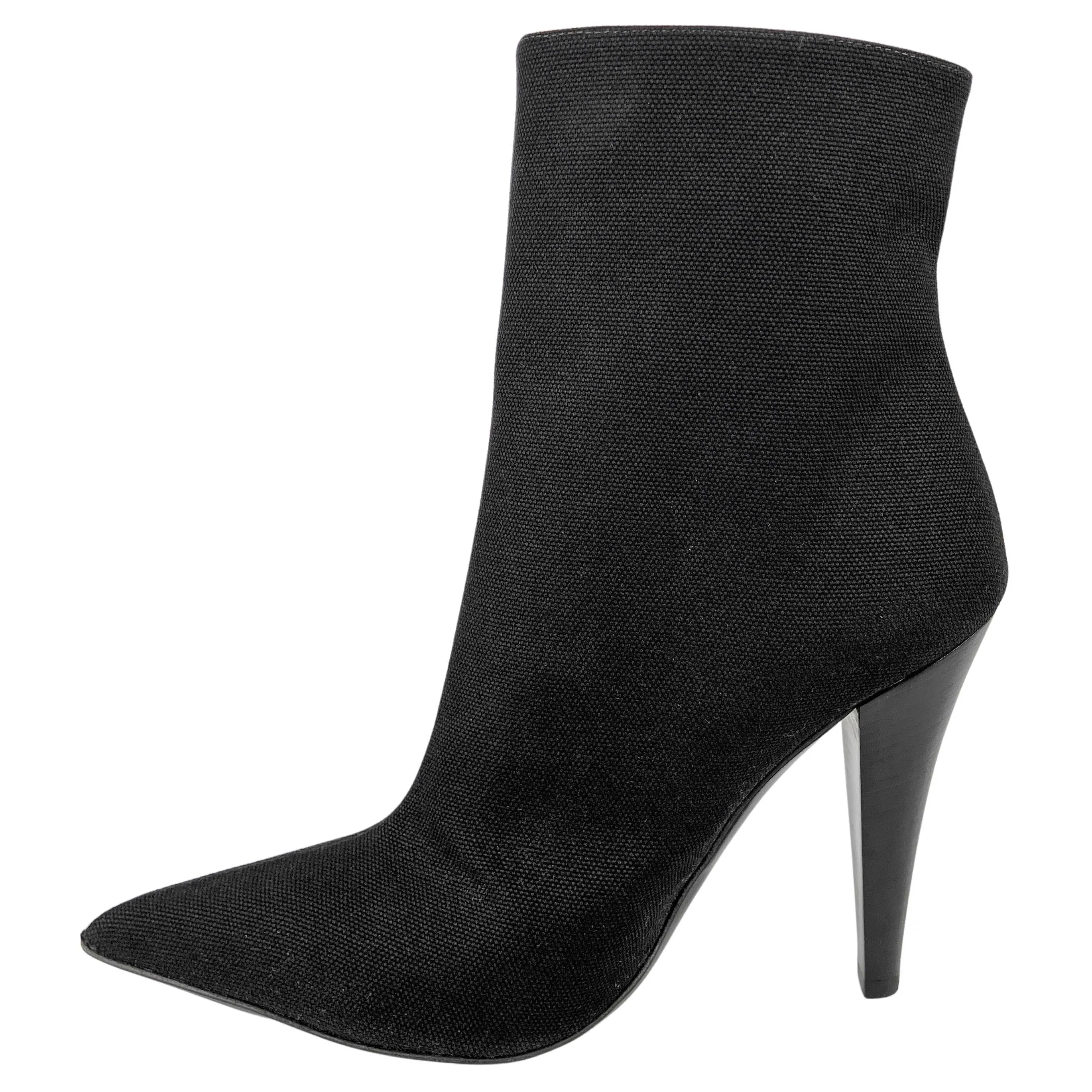 Tom Ford Canvas Boots in Black