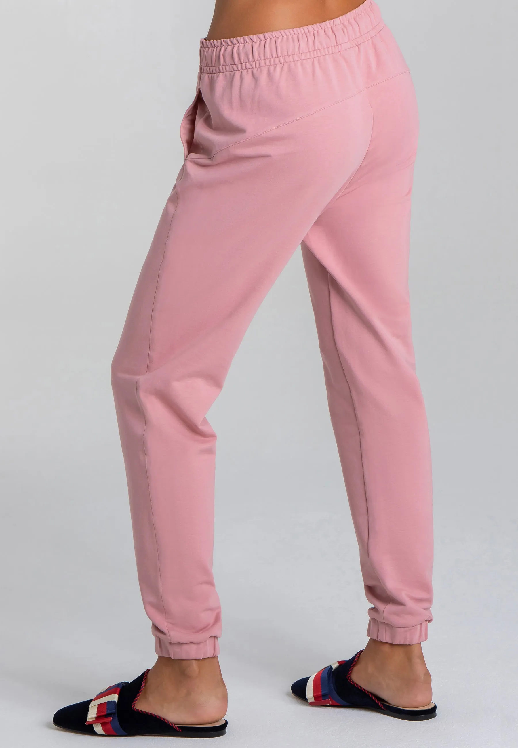 Track Jogger mit Kordelzug - Rose Blossom