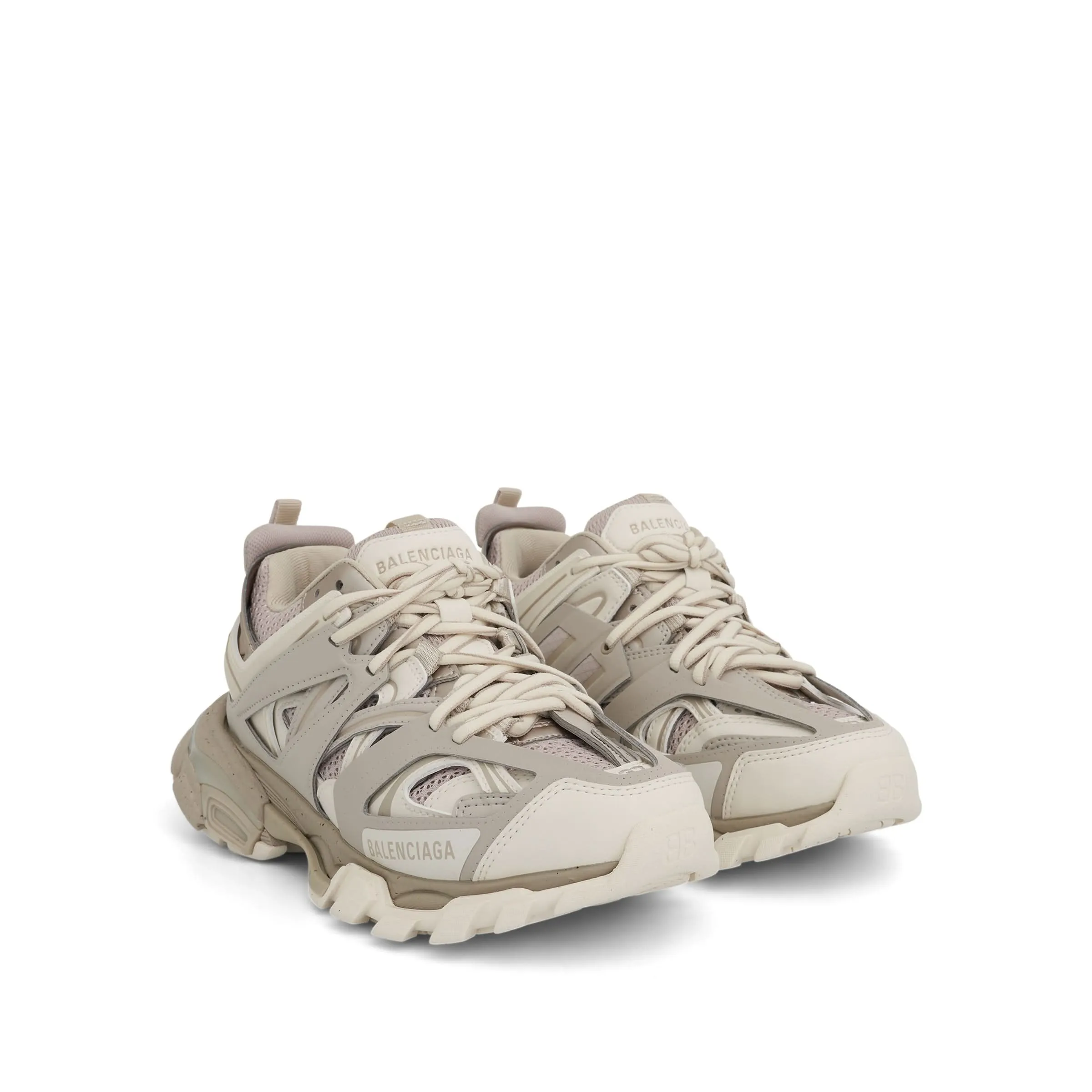 Track Sneakers Recycled Sole in Light Beige