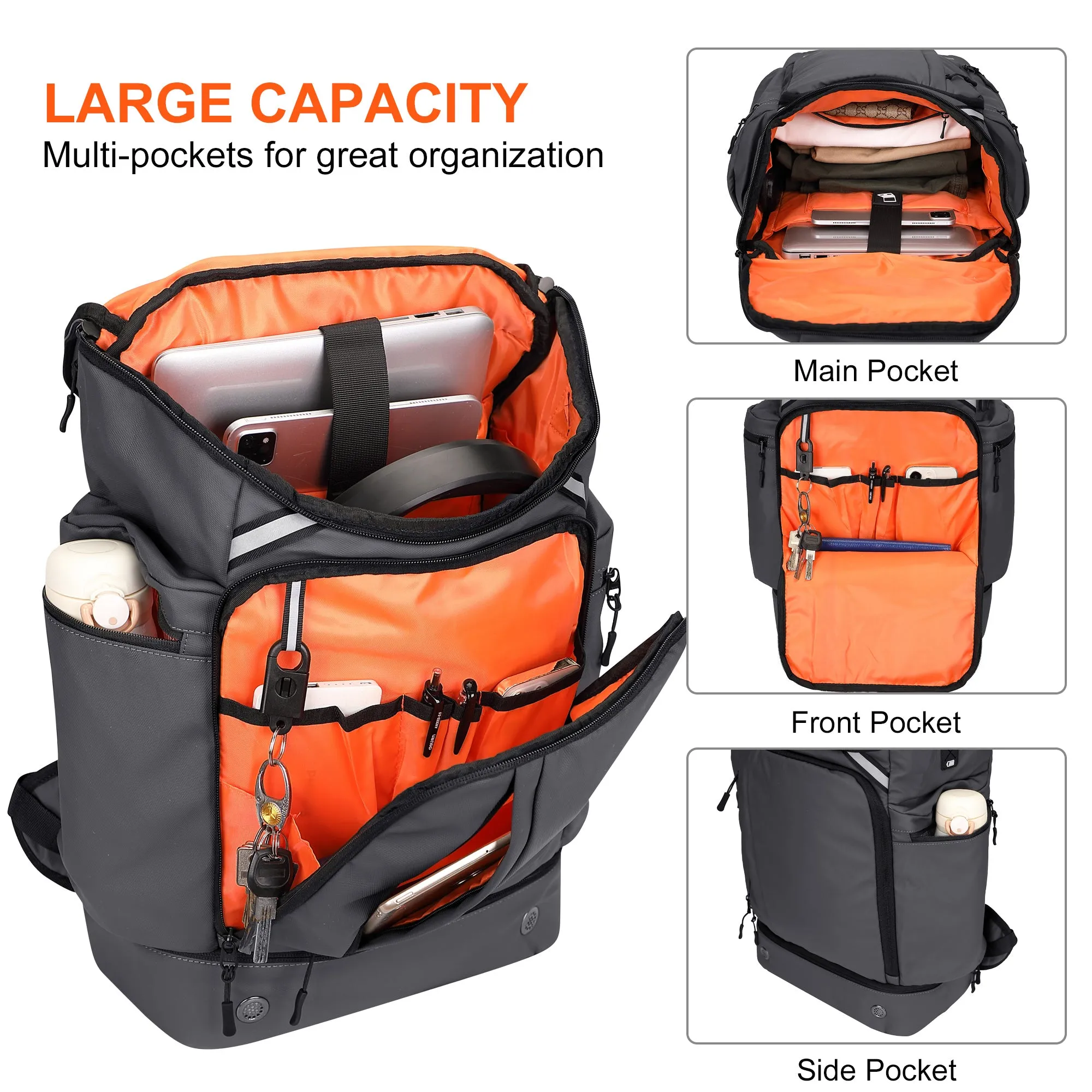 Travel Laptop Backpack for Men Women Carry On Sports Gym Backpack