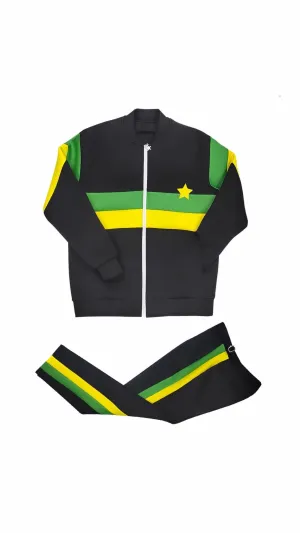 Tri-Color -  Black/Green/Yellow