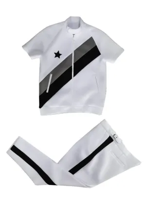 Tri-Color - White/Black/Grey