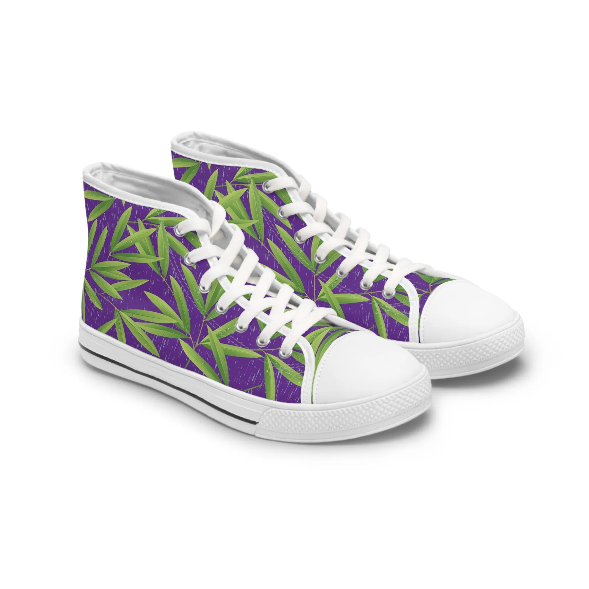 Tropical Rain Palm Women's High Top Sneakers