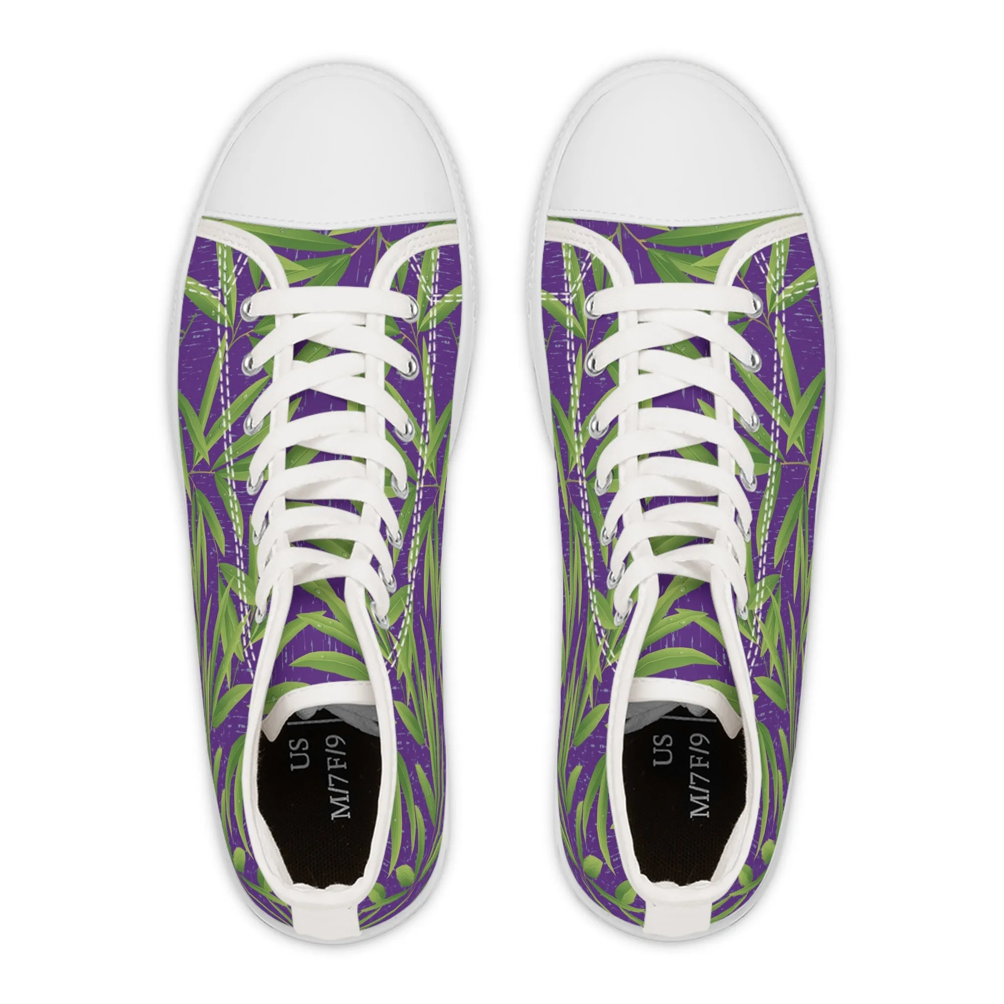 Tropical Rain Palm Women's High Top Sneakers