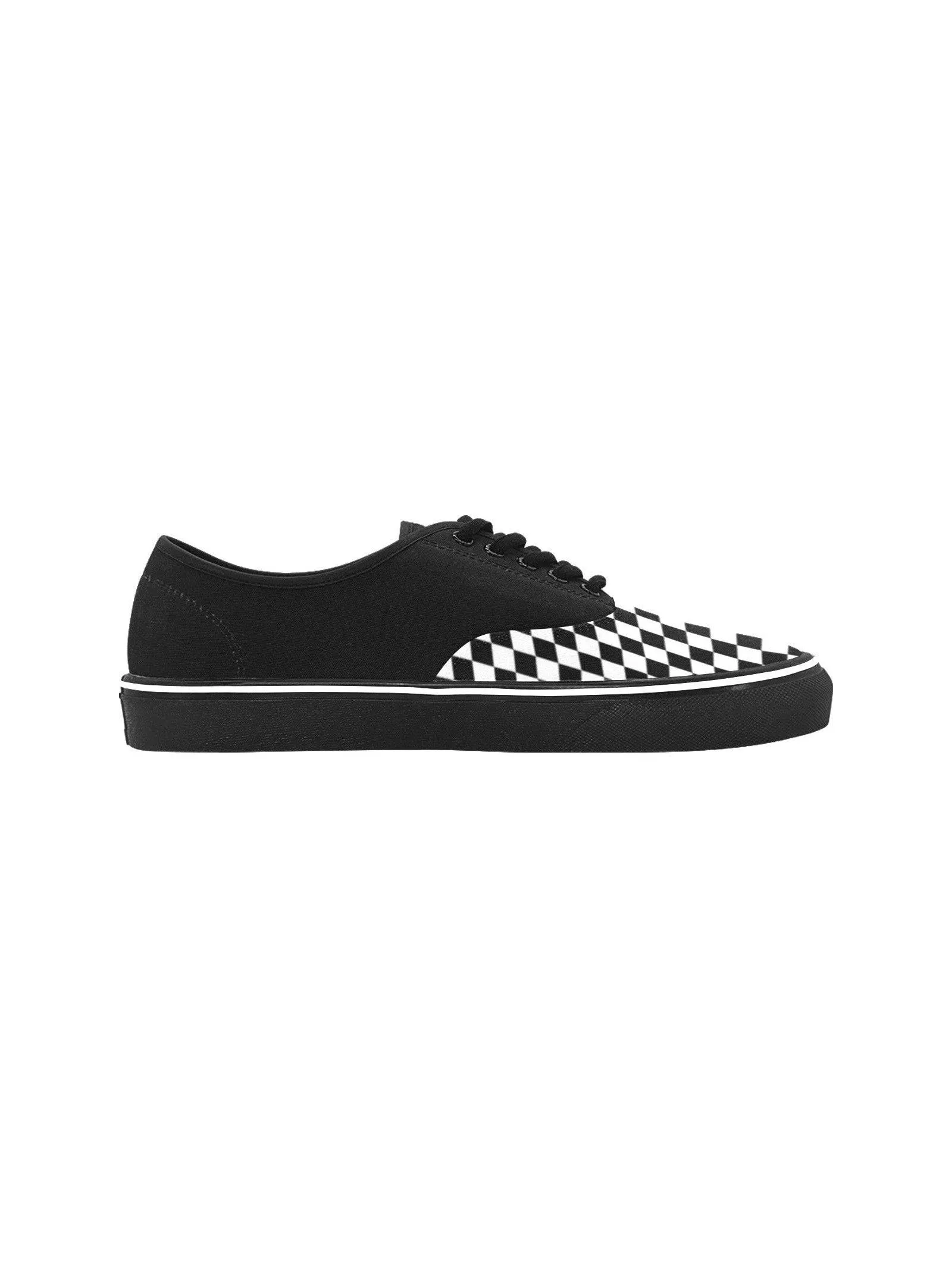 Two Tone Checkers Men's Creeper Sneakers