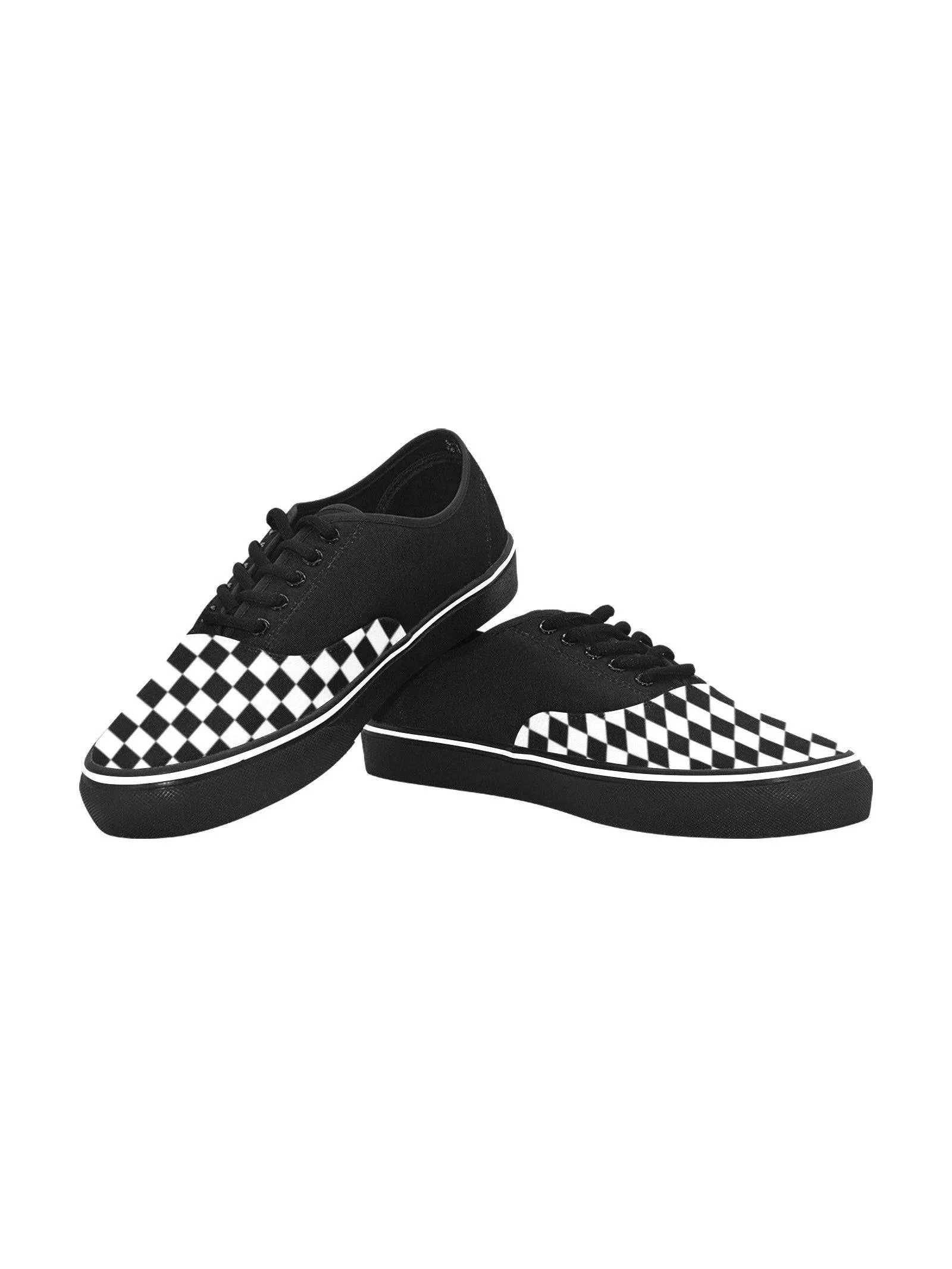 Two Tone Checkers Men's Creeper Sneakers