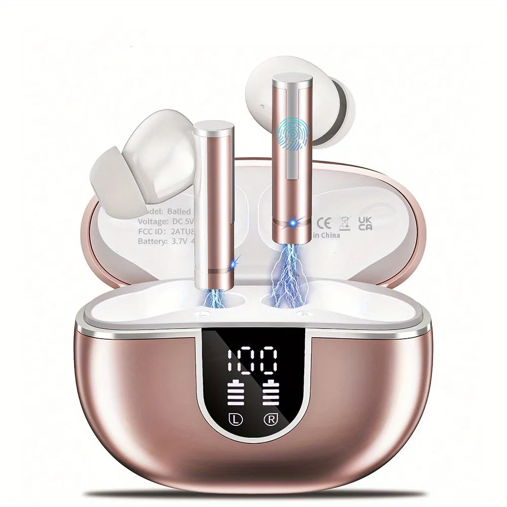 Unleash the Beat Wireless Earbuds with 40H Playtimes Charge Case