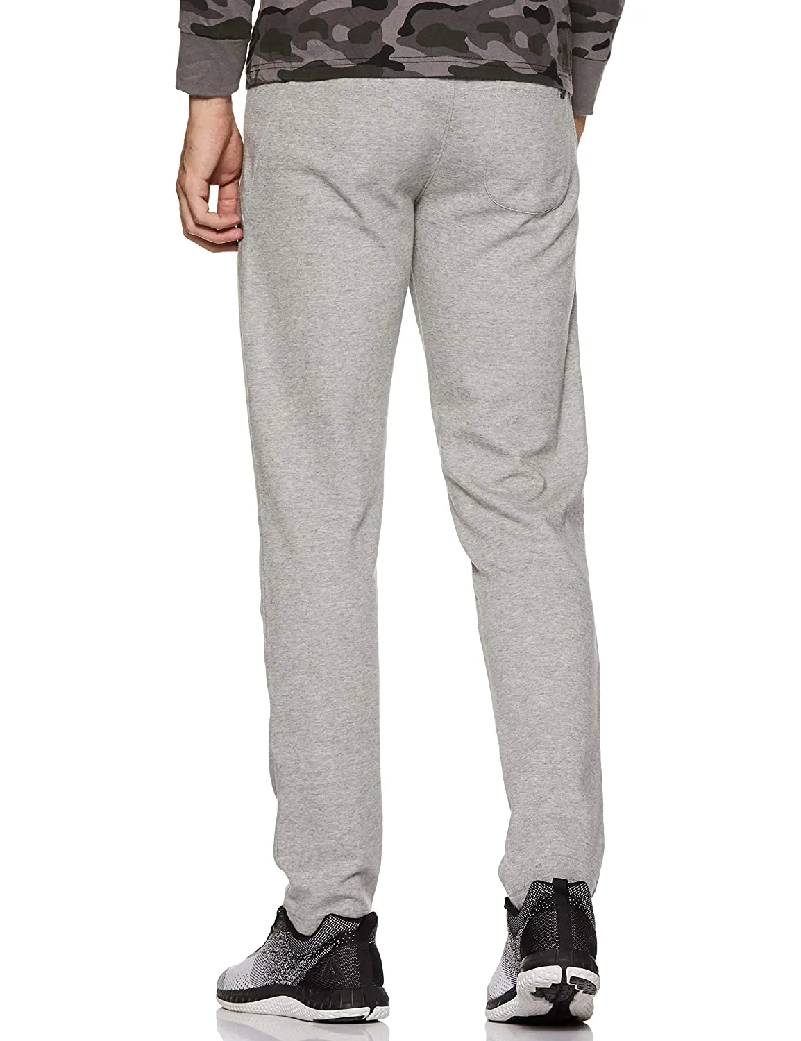 Van Heusen Cotton Men Grey Track Pants Gym Wear