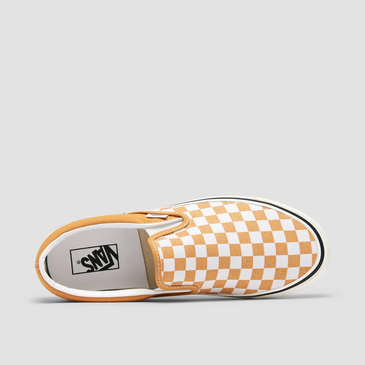 Vans Classic Slip-On 98 DX Shoes - Checkerboard Honey Yellow