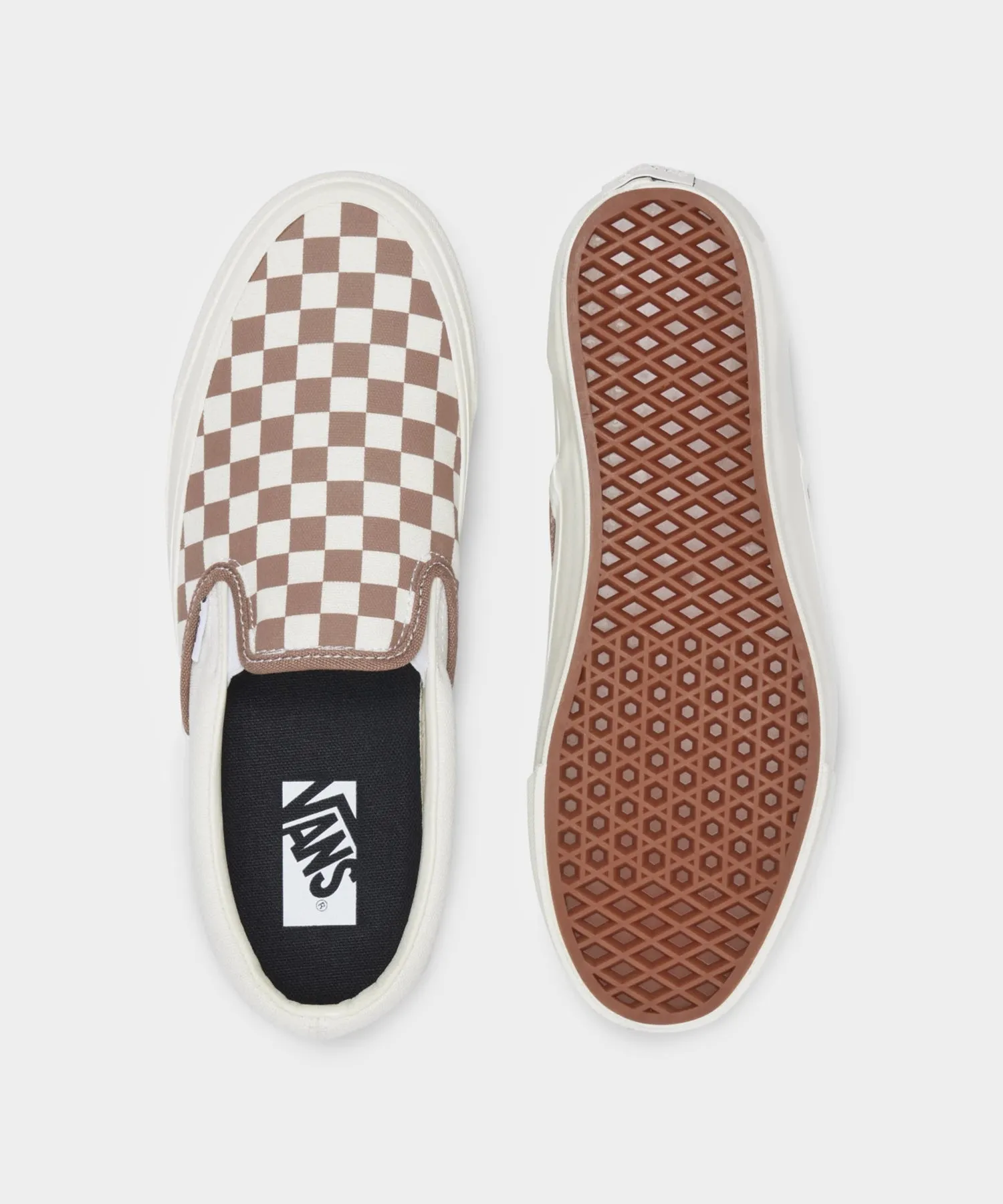 Vans Slip On Re-Issue 98 Coffee & White Check