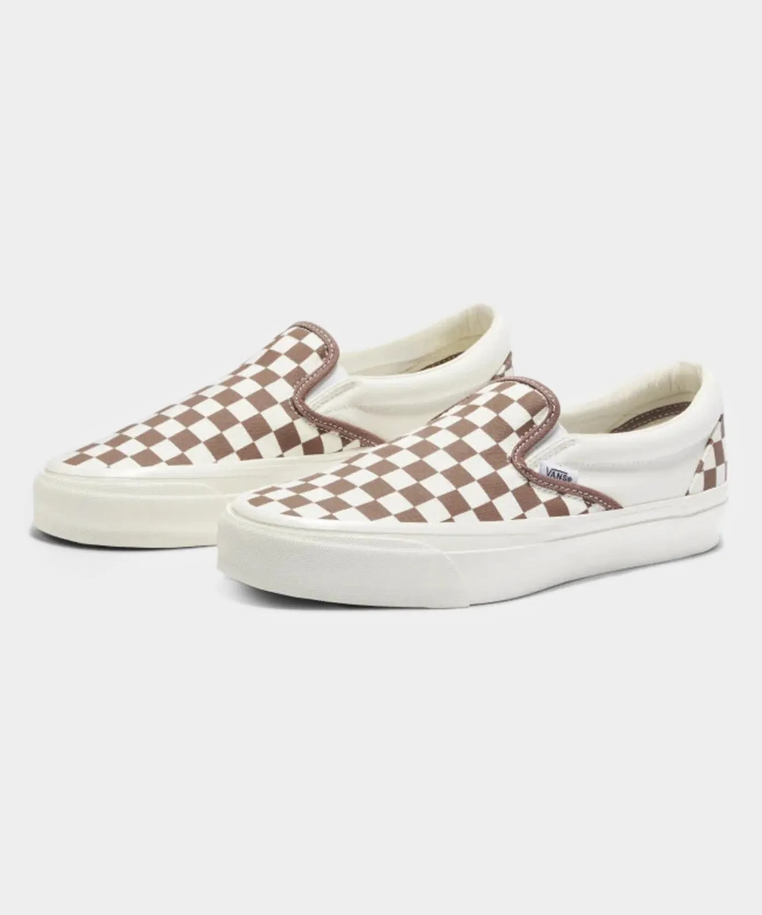 Vans Slip On Re-Issue 98 Coffee & White Check