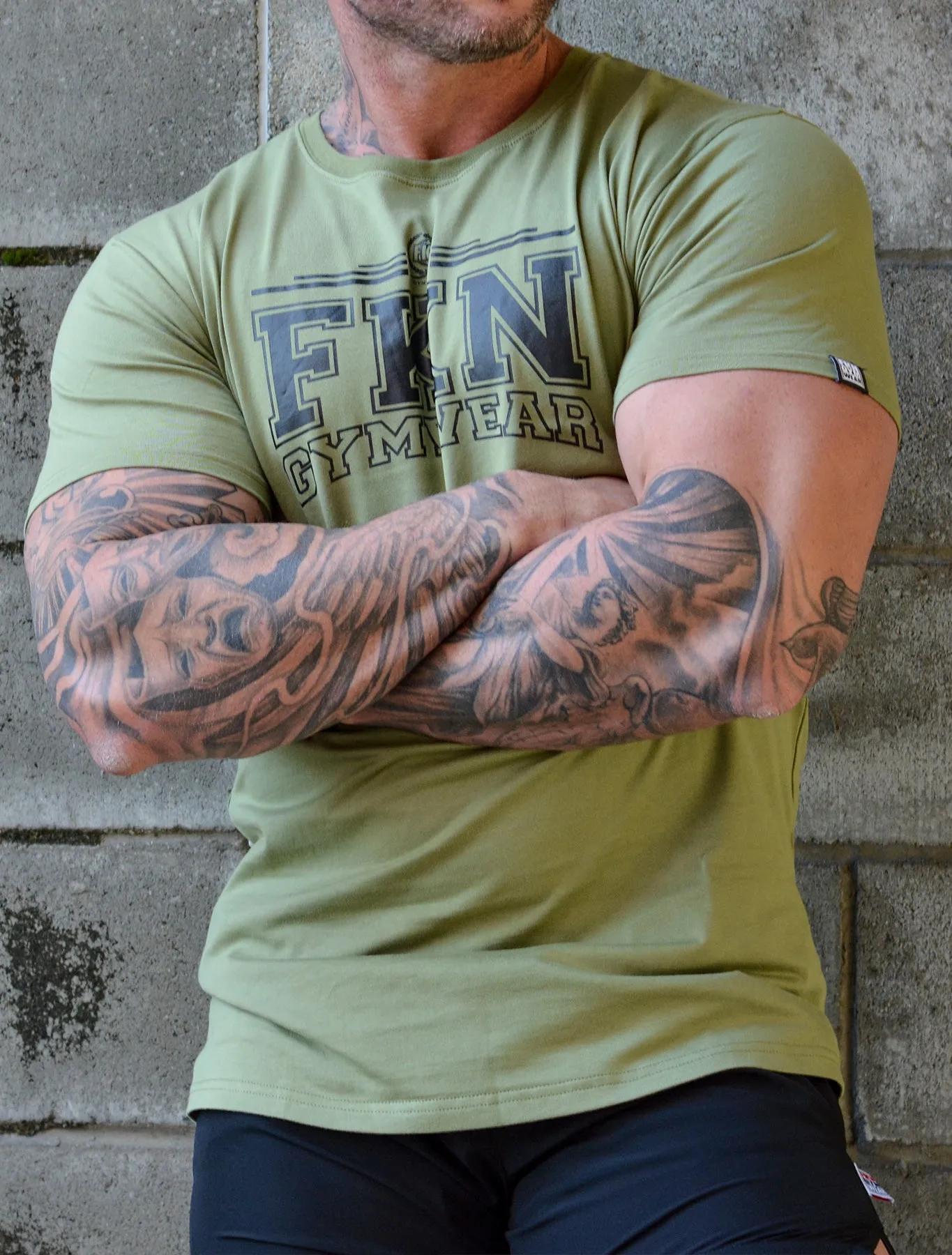 Varsity | Men's Gym T-Shirt | Khaki