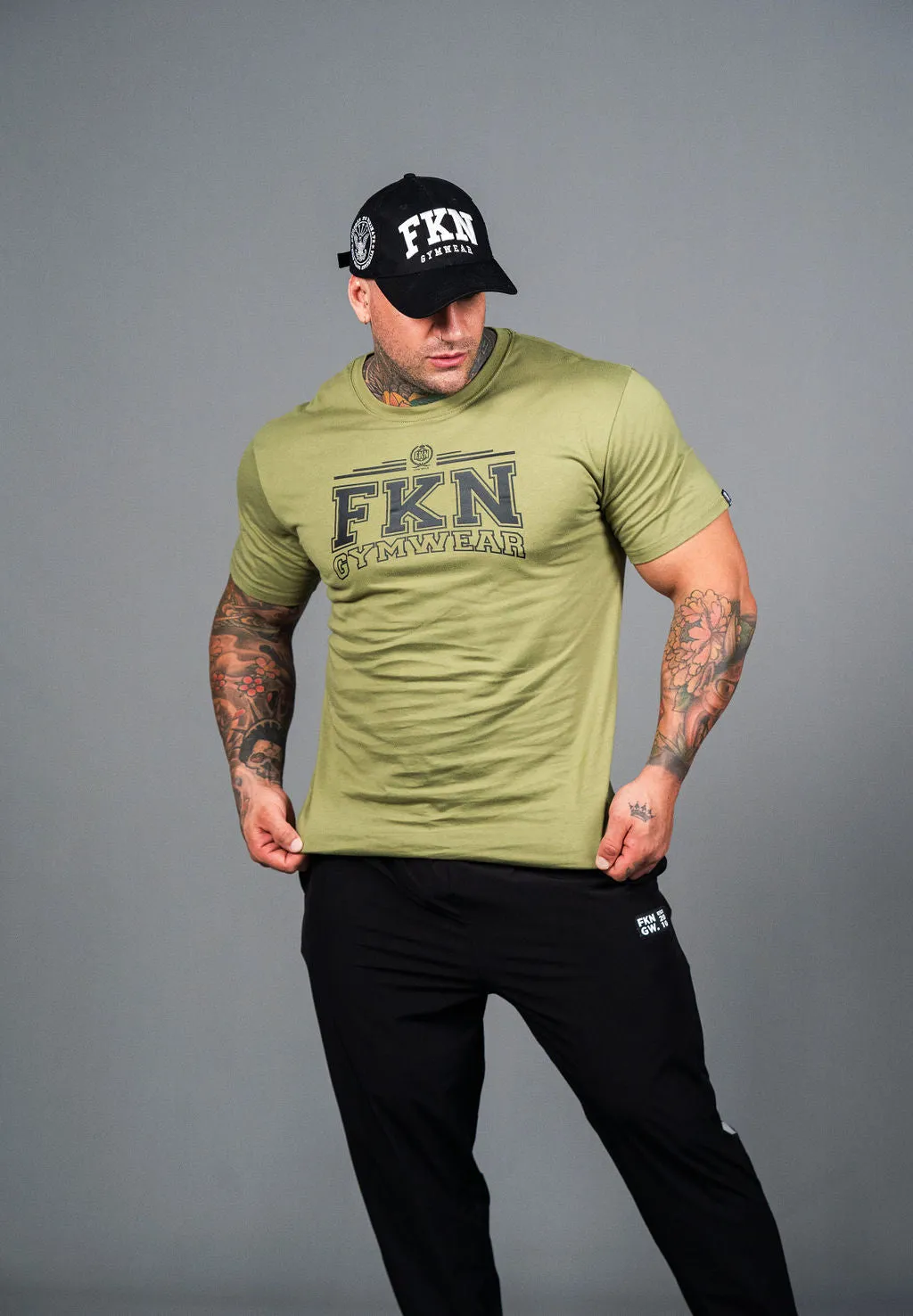 Varsity | Men's Gym T-Shirt | Khaki