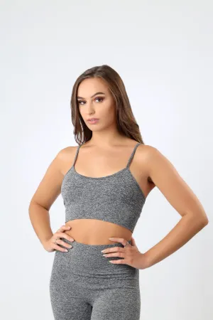 Vest It Crop Top in Grey