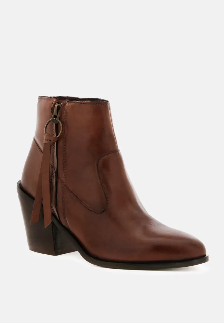 Viviana Ankle Boots With Zipper